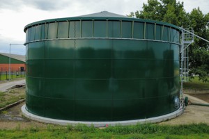 Nádrž na kejdu se zastřešením 1250 m3